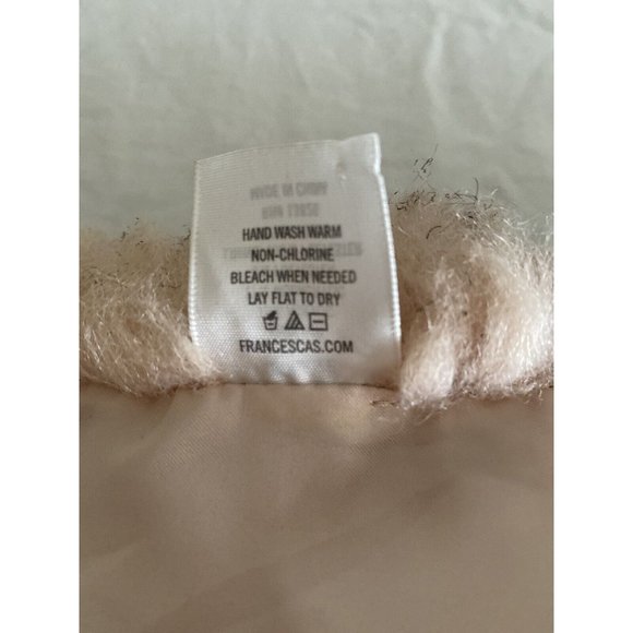 Vintage Faux Fur Shaggy Shrug Wrap Cape Stole Pink and Gray Stay Put 46" X 7"‎ - Picture 12 of 16